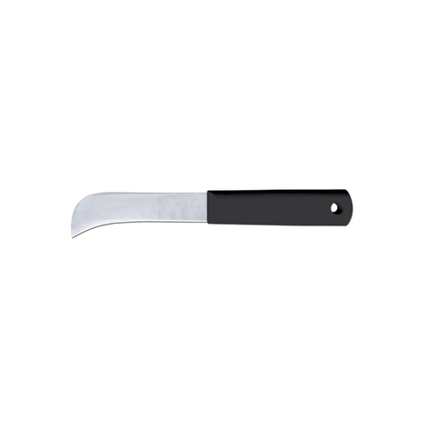 Omcan 3 1/4-inch Lettuce Knife with Black Polypropylene Handle - (20/case) - 12372