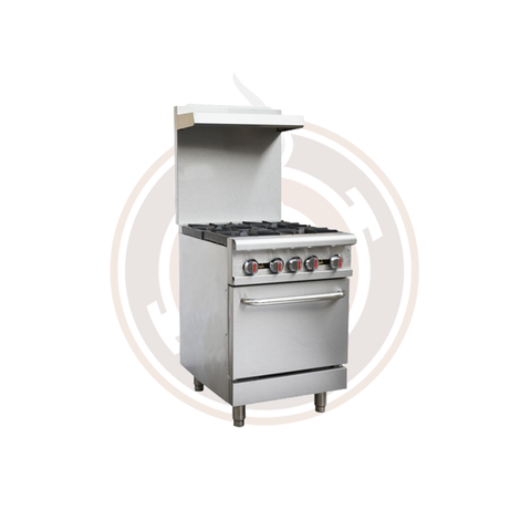 Omcan 24-inch Commercial Gas Range - 46024 / 46124