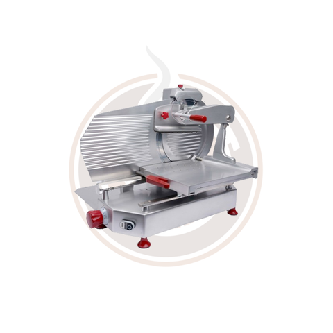 Omcan 13-inch Blade Horizontal Belt-Driven Meat Slicer - 46163