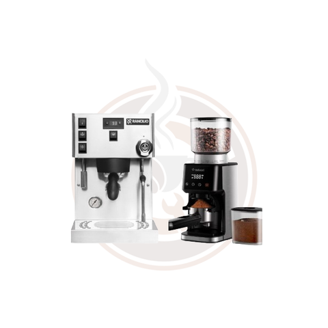 Combo Silvia Pro X - Inox & Casa grinder