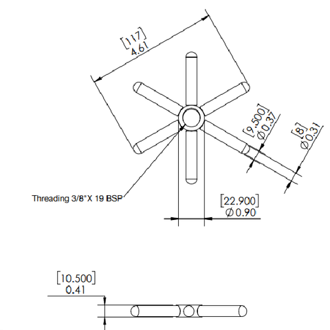 Krome - Replacement Stainless Steel Disk for Rinser