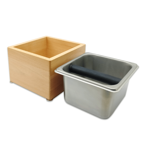 7.32″ x 6.85″ x 5.08″ Wooden Counter Top Knock Box