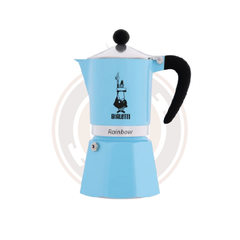 Bialetti Moka Rainbow Stovetop Espresso Maker - Blue